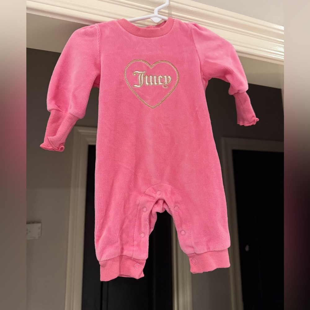 Juicy Couture Pink 0-3m Outfit